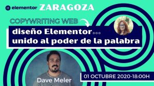 Meetup Diseño y copywriting web en Elementor Zaragoza
