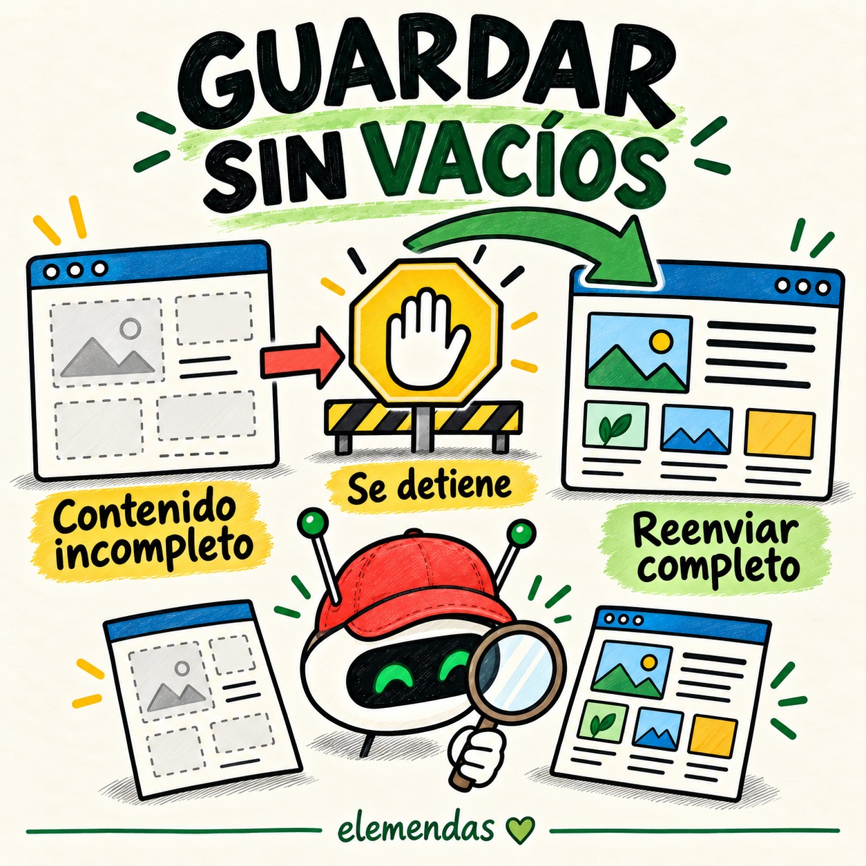 Novamira 1.12.7 detiene un guardado de Gutenberg que perdería contenido y pide la versión completa.